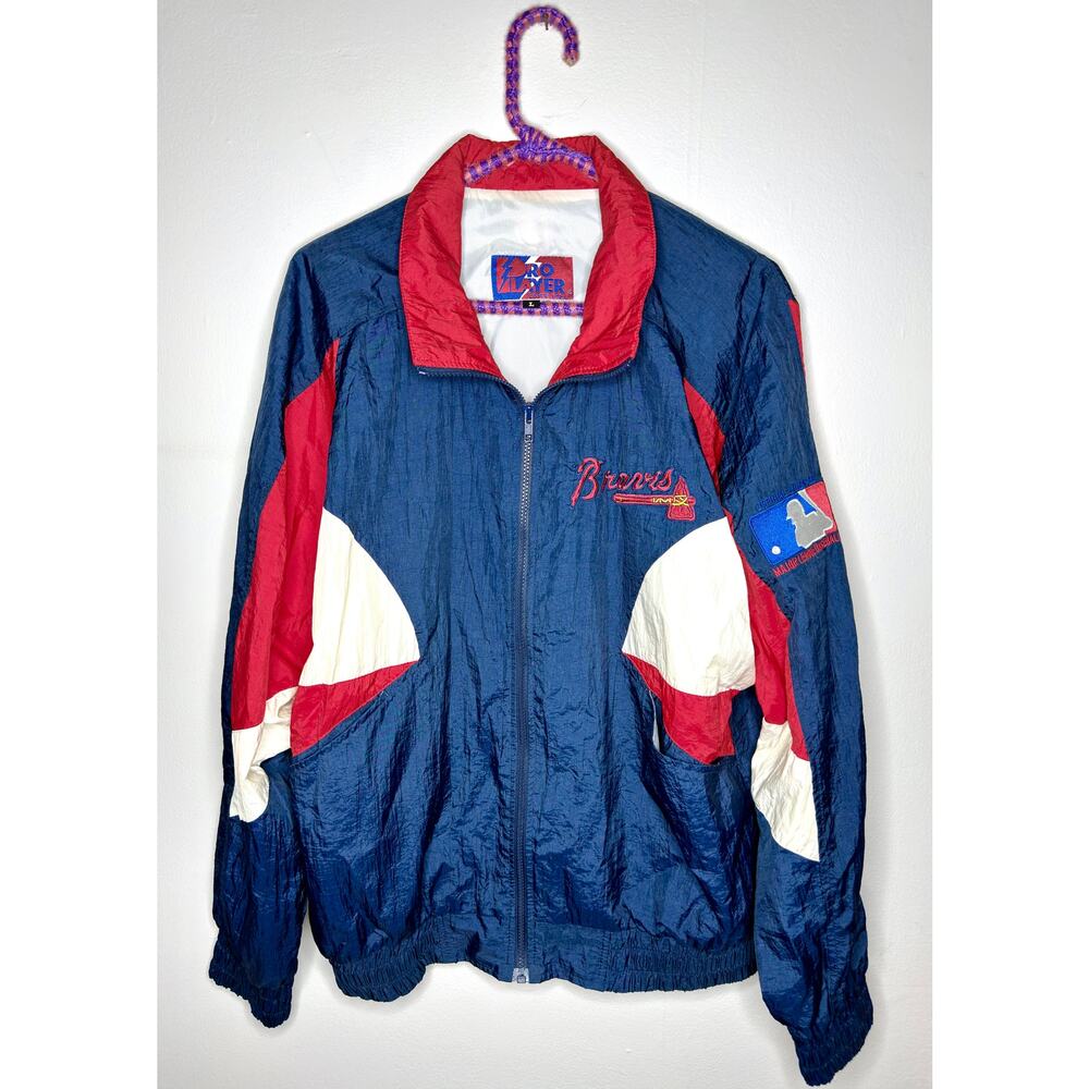 Vintage Atlanta Braves Pro Player Windbreaker